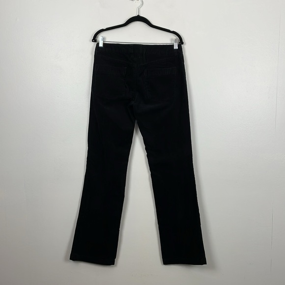 J Crew Bootcut Corduroy Pants Womens 30R Casual 5 Pockets Relaxed Black Pants - Picture 5 of 9